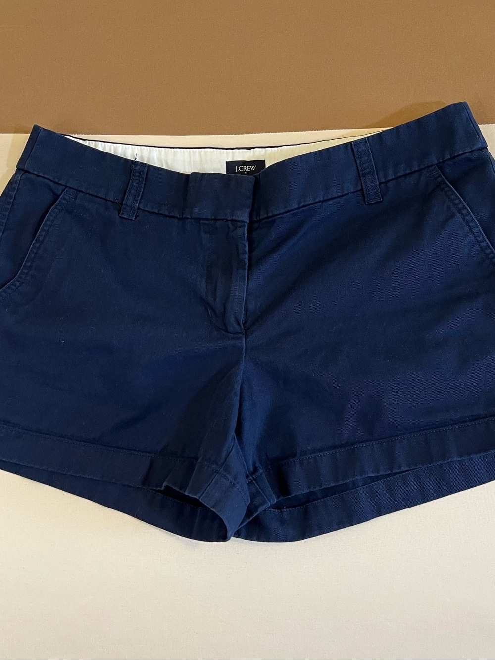 J. Crew Navy Cotton Chino Shorts